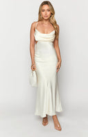 Taleah Cream Cut Out Maxi Dress