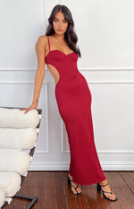 Tamara Red Maxi Dress Image