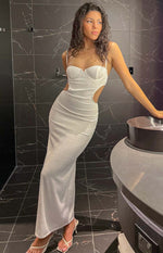 Tamara White Maxi Dress Image