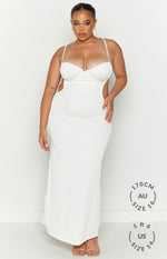 Tamara White Maxi Dress Image