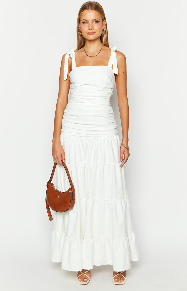 Tessa White Maxi Dress Image