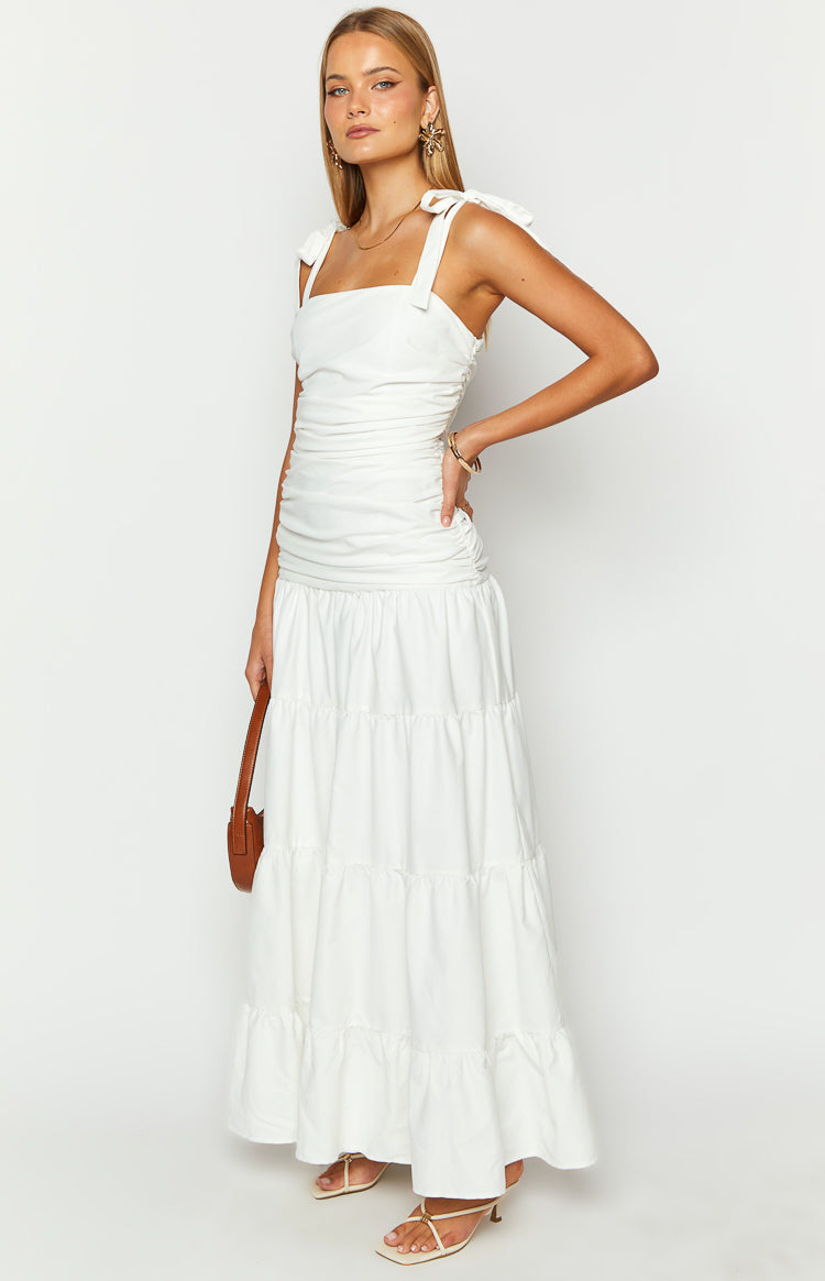 Tessa White Maxi Dress Image