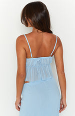 The Moment Blue Cami Top Image