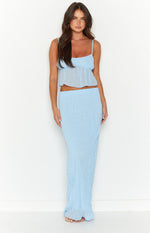 The Moment Blue Maxi Skirt Image