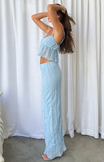 The Moment Blue Maxi Skirt Image