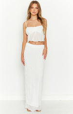 The Moment White Maxi Skirt Image