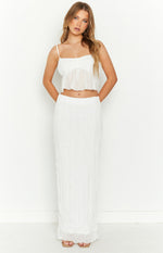 The Moment White Maxi Skirt Image