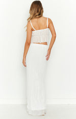 The Moment White Maxi Skirt Image