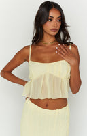 The Moment Yellow Cami Top