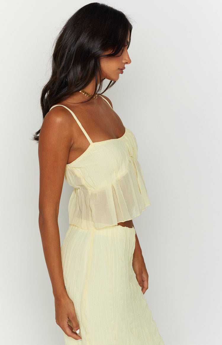 The Moment Yellow Cami Top Image