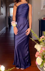 Tina Navy Formal Maxi Dress Image