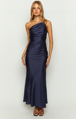 Tina Navy Formal Maxi Dress Image