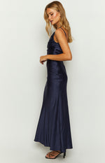 Tina Navy Formal Maxi Dress Image