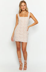 Tommi Orange Speckled Mini Dress Image