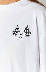 Too Quick White Tee Image