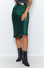 Trisha Midi Skirt Emerald Image