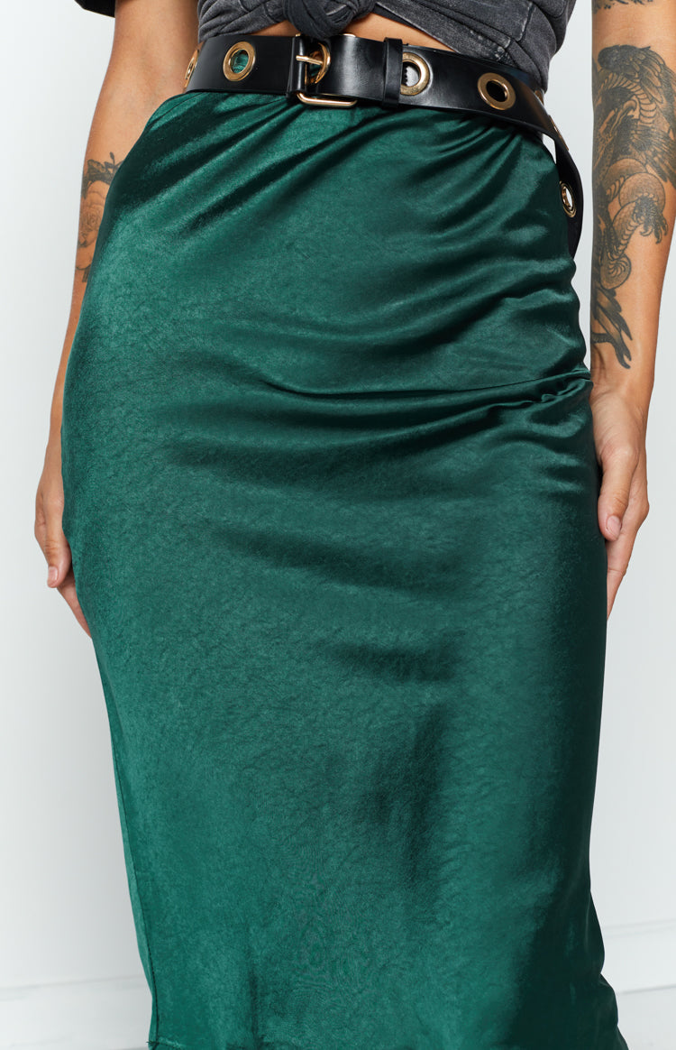 Trisha Midi Skirt Emerald Image