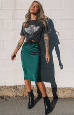 Trisha Midi Skirt Emerald Image