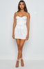 Trouble White Mini Dress