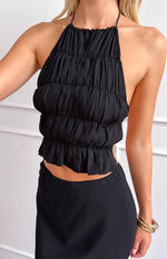 Jacqulin Black Maxi Skirt Image