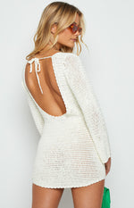 Underground White Backless Dress Image