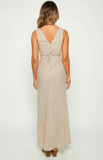 Verlaine Beige Maxi Dress Image