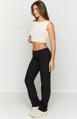 Vice Black Low Waist Pant Image