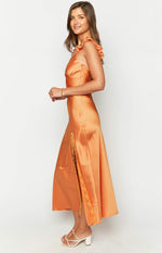 Wendy Orange Maxi Dress Image