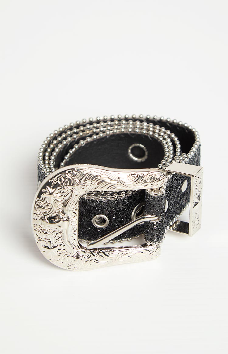 Western Black Sparkle Belt (FREE over $220) Image