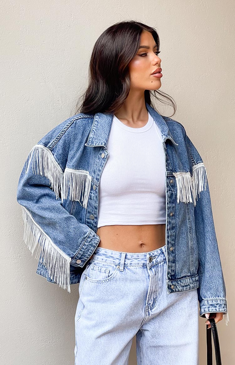 Western Ways Mid Wash Denim Jacket Image