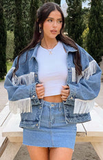 Western Ways Mid Wash Denim Jacket Image