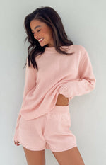 Winslee Pink Knit Shorts Image