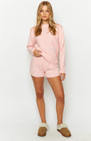 Winslee Pink Knit Shorts