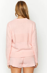 Winslee Pink Long Sleeve Knit Top Image