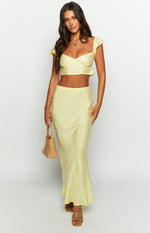 Anna Yellow Maxi Skirt Image