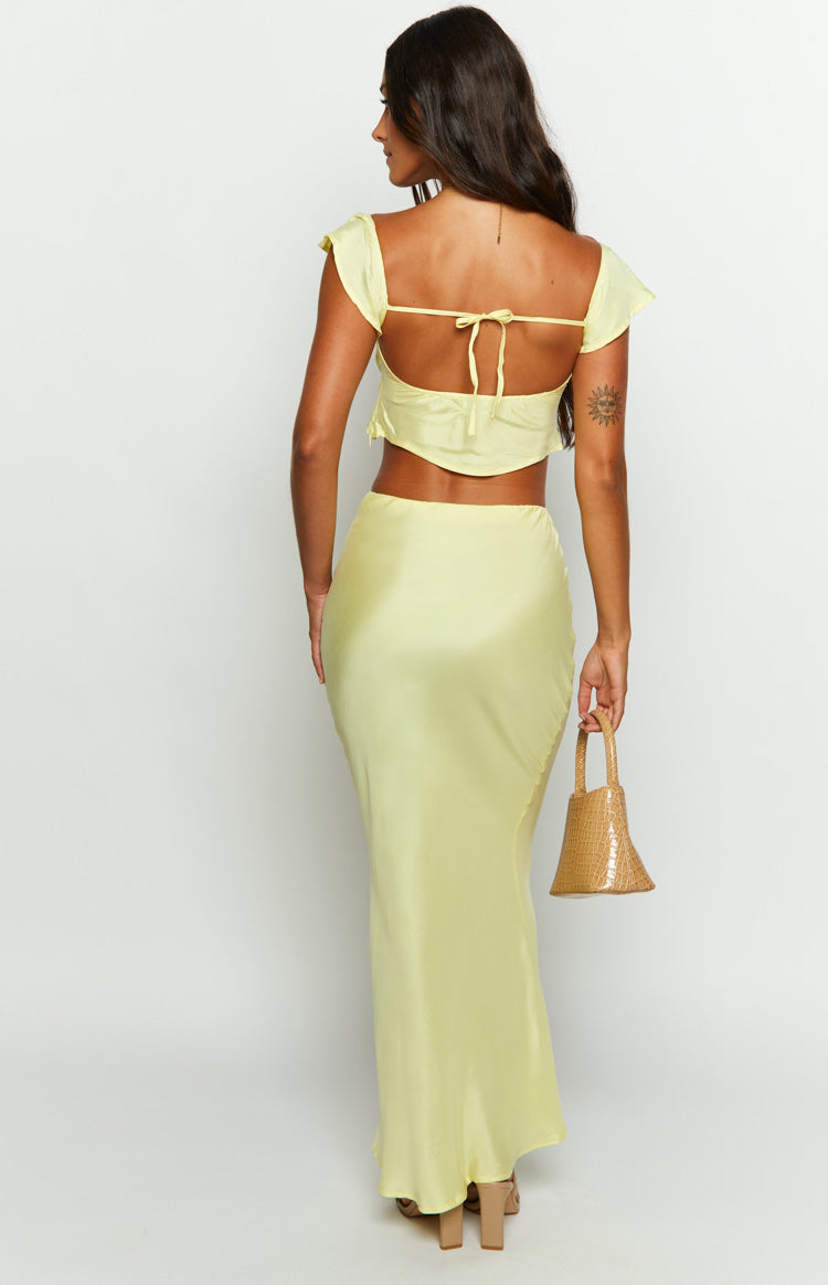 Anna Yellow Maxi Skirt Image