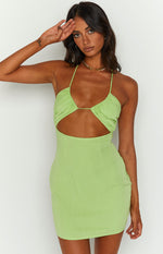 Zona Green Mini Dress Image