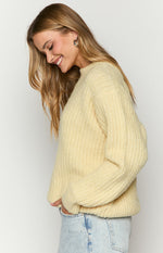 Ace Yellow Oversized Sweater Image