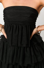 Birthday Girl Black Mini Party Dress Image