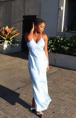 Lissandra Blue Formal Maxi Dress Image