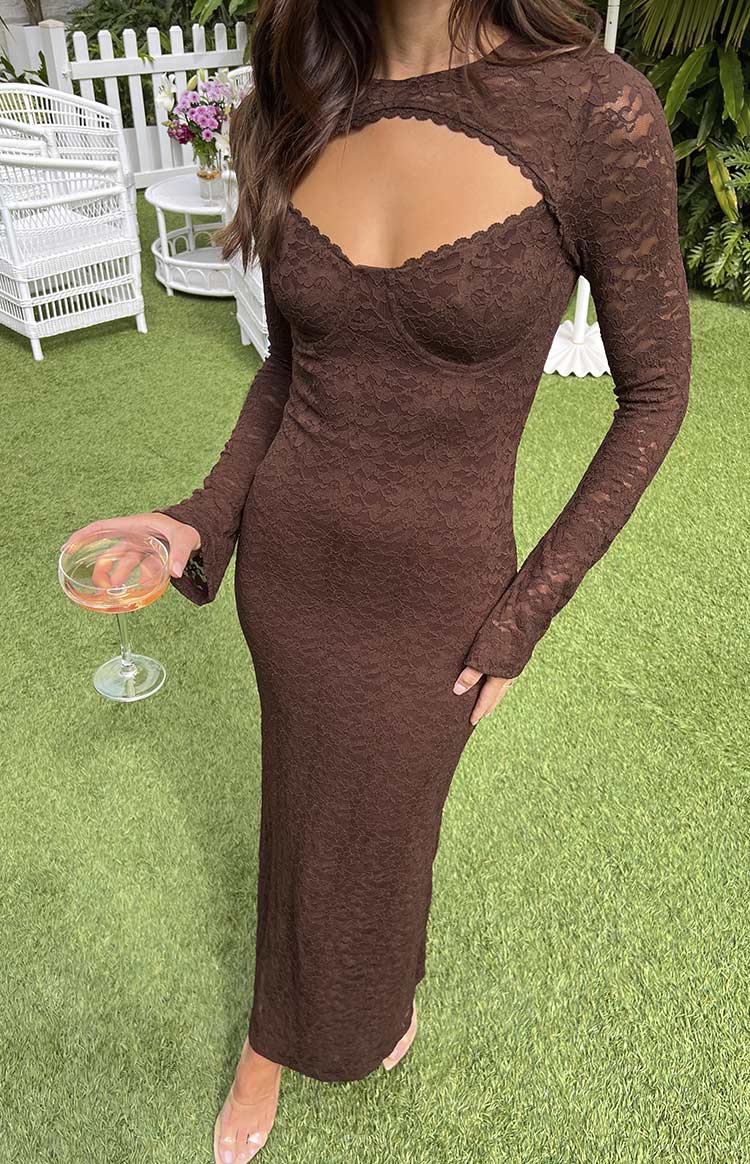 Camielle Brown Maxi Dress Image