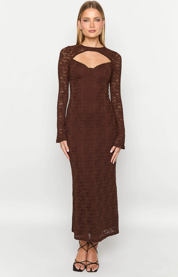 Camielle Brown Maxi Dress Image