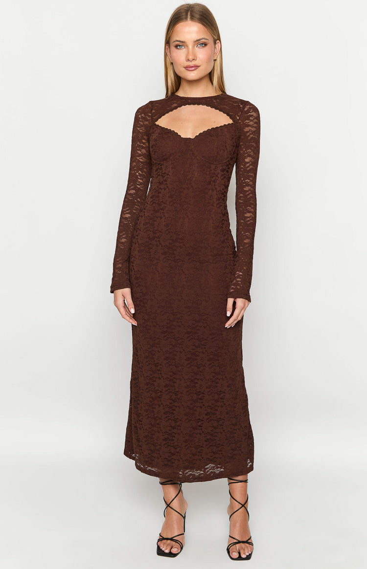 Camielle Brown Maxi Dress Image