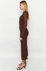 Camielle Brown Maxi Dress Image