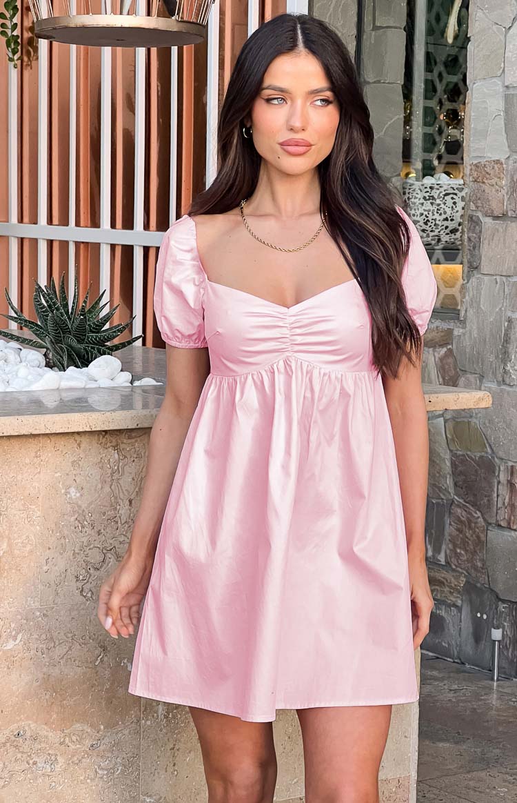 Clara Pink Mini Dress Image