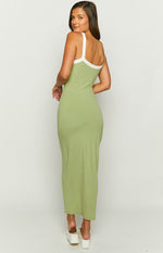 Cynthia Green Maxi Dress Image