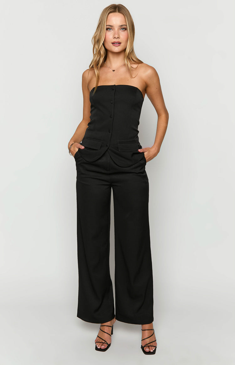 Dien Black Tailored Pants Image