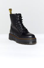 Dr. Martens Jadon 8 Eye Boot Black Polish Smooth Image