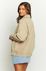 Gabbi Fawn Windbreaker Bomber Jacket Image