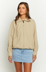 Gabbi Fawn Windbreaker Bomber Jacket Image